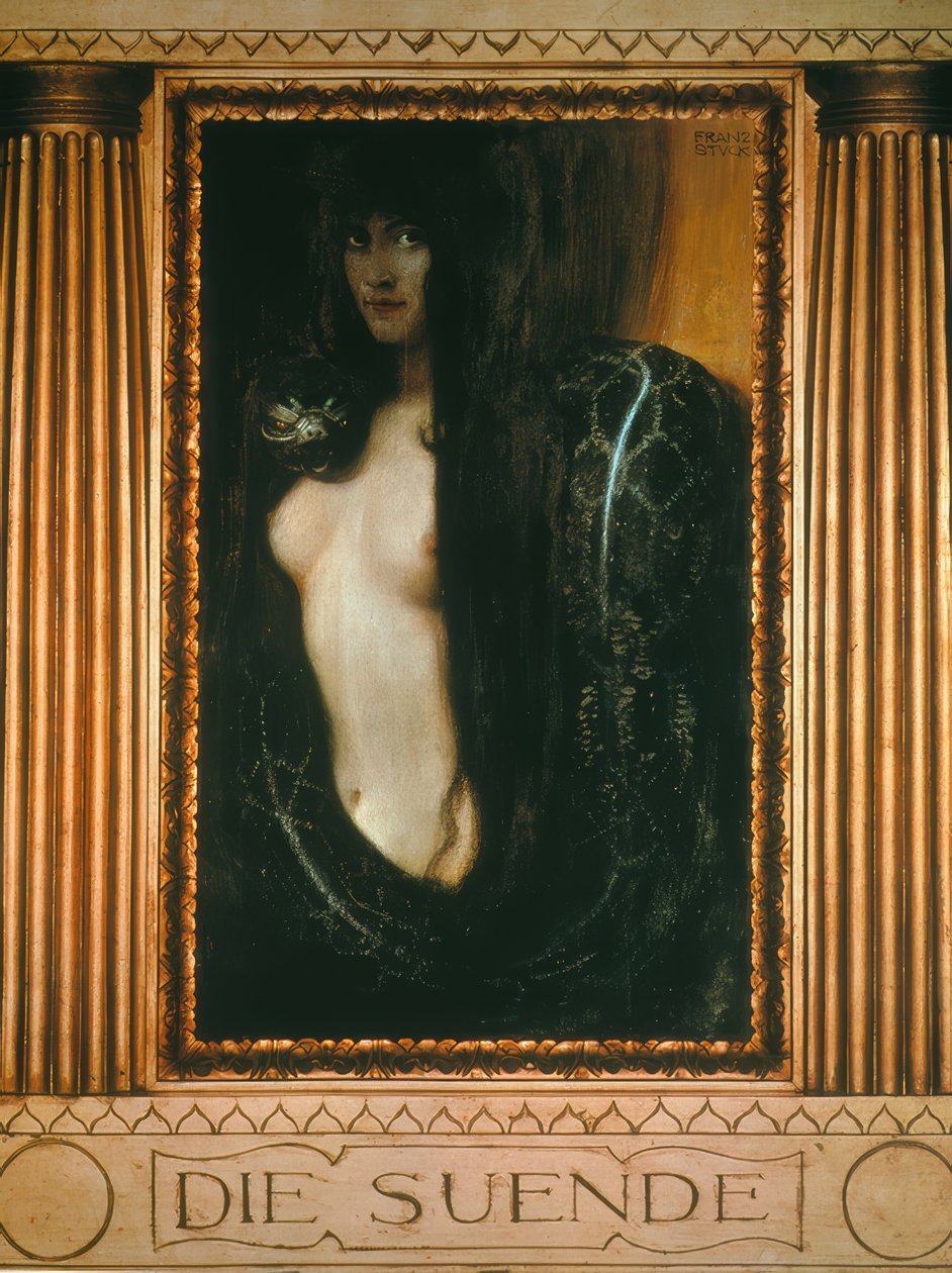 Günah by Franz von Stuck