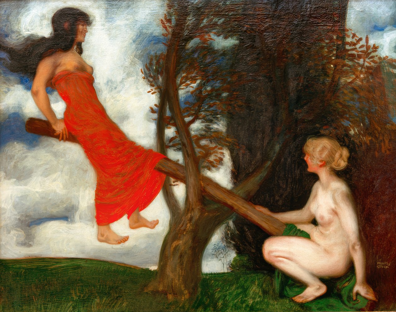 tahterevalli by Franz von Stuck