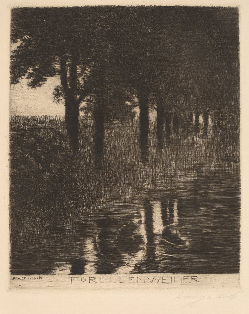 Alabalık Göleti by Franz von Stuck