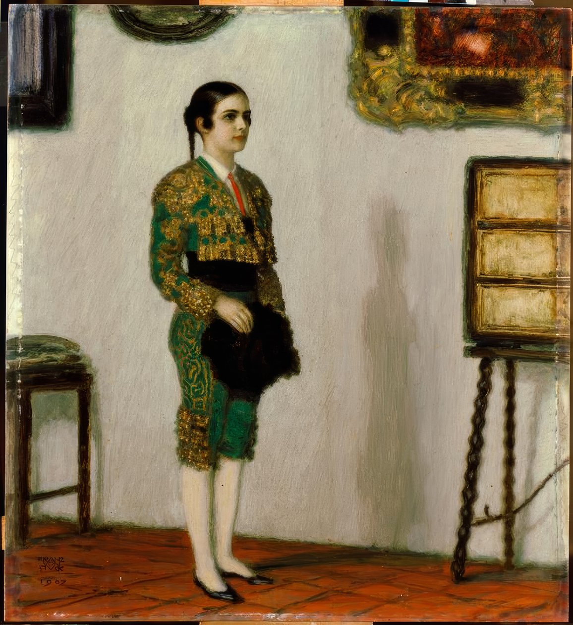 Franz von. Stuck, Mary bir torero olarak by Franz von Stuck
