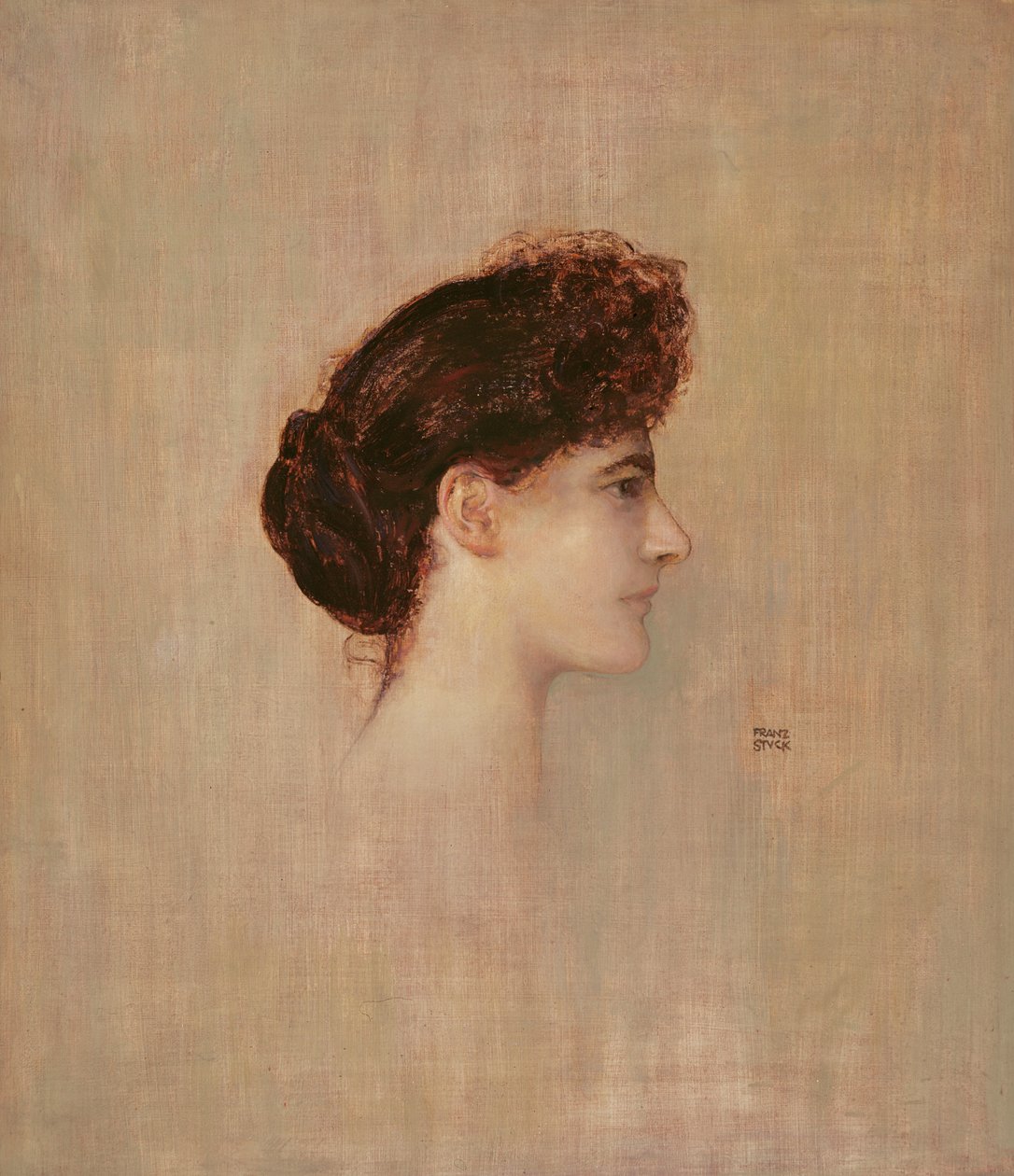 Bir Kadının Portresi, 1892 by Franz von Stuck