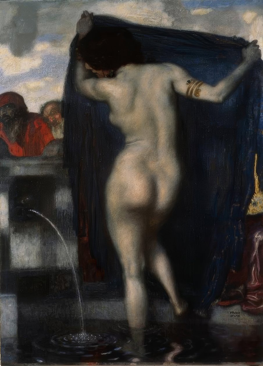 suzanna banyoda by Franz von Stuck