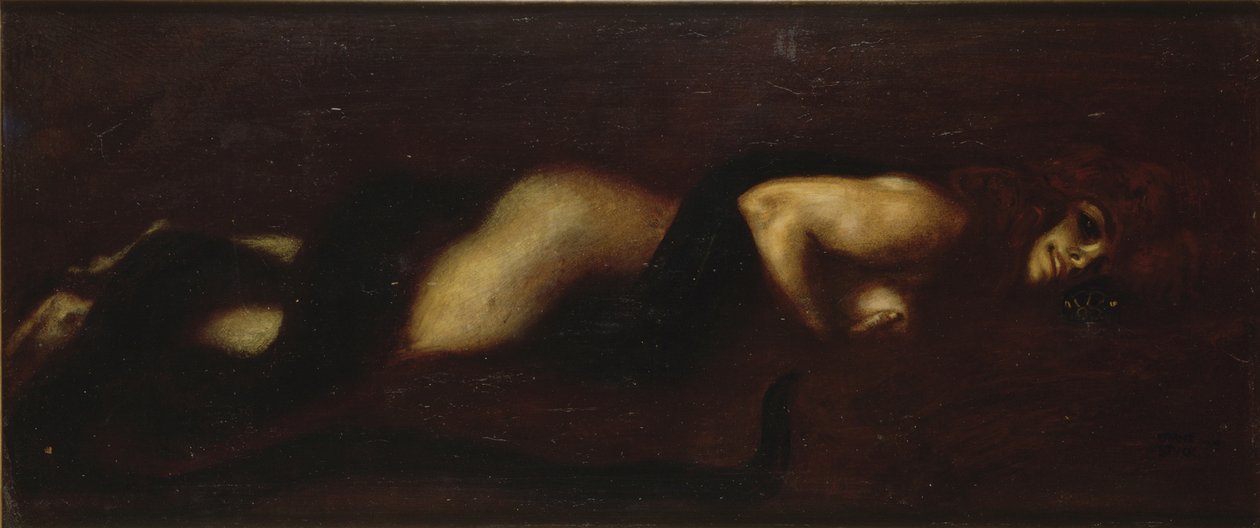 Günah, 1899 by Franz von Stuck