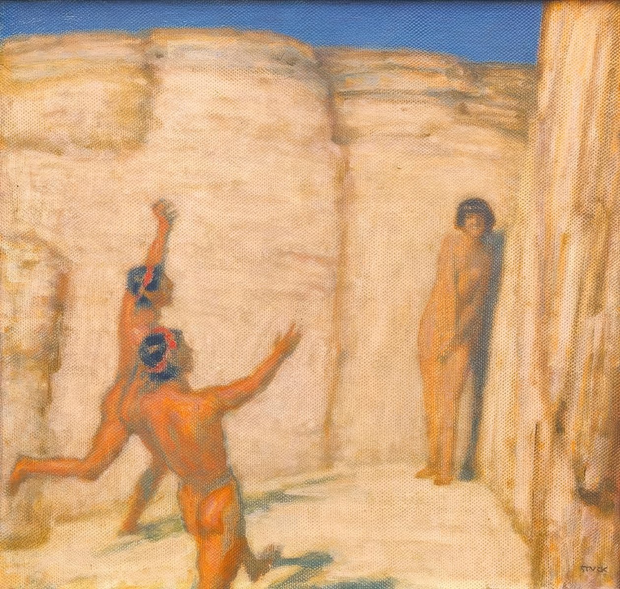 yarış by Franz von Stuck