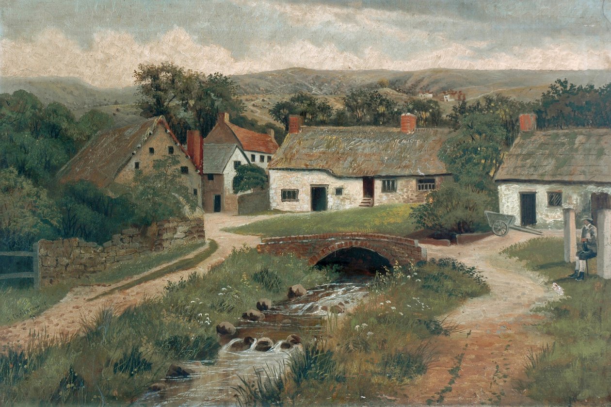 İlkley Köprüsü, 1893 by Fred Challacombe
