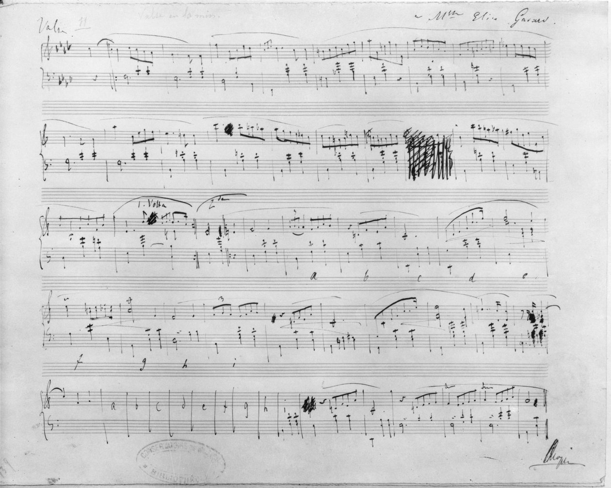 Ms.117, Waltz in Fa minör, Opus 70, Number 2, Elise Gavard