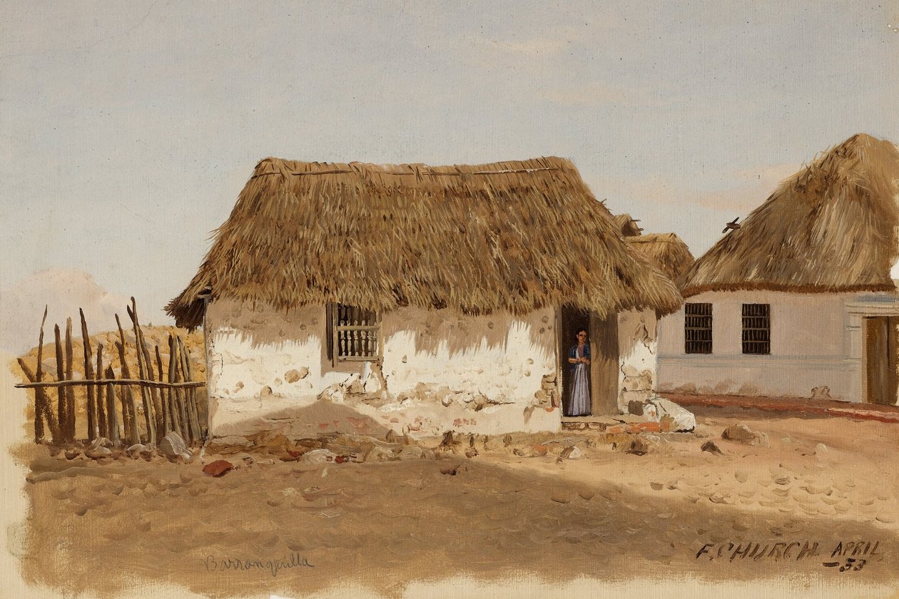 Kolombiya, Barranquilla, İki Ev by Frederic Edwin Church