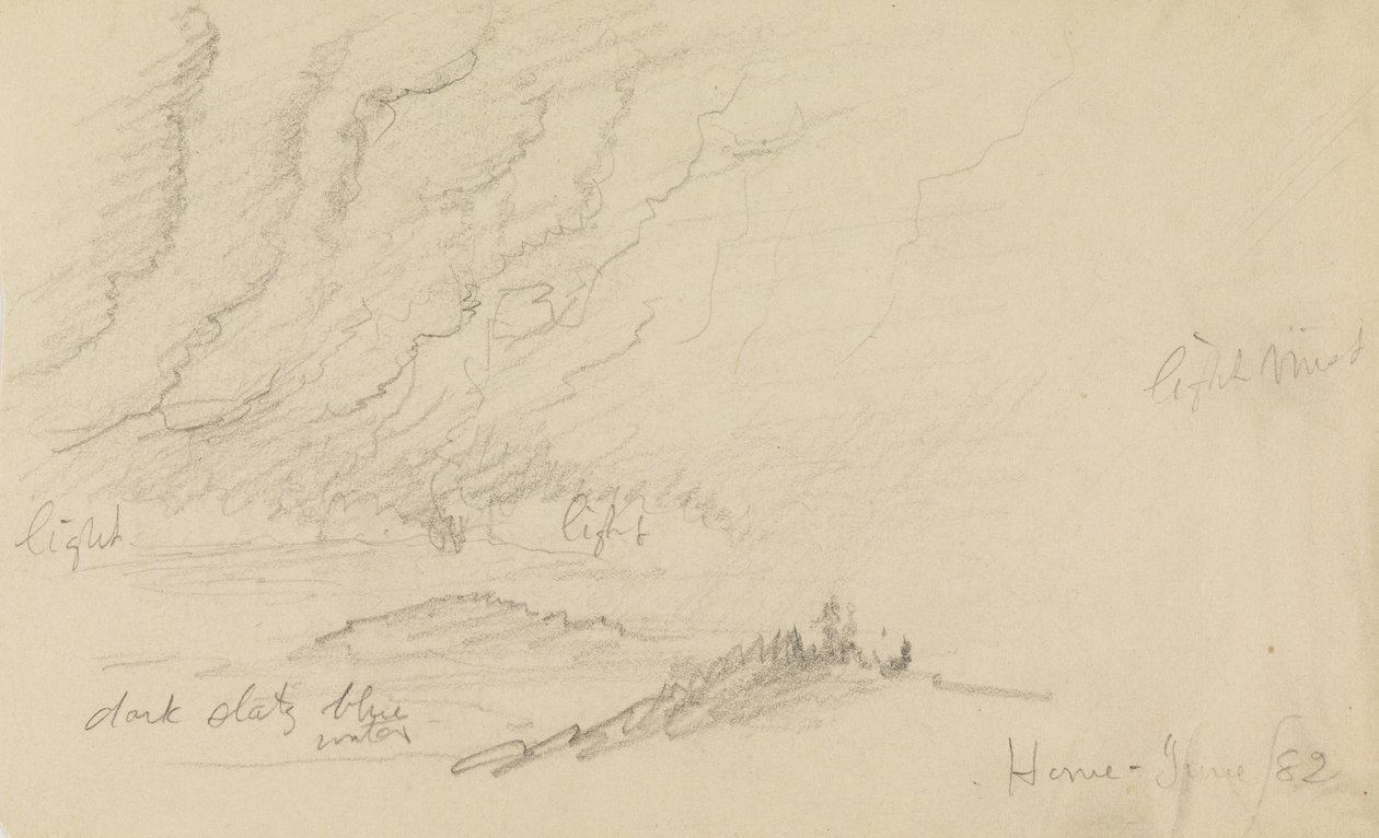 Nehir ve Tepeler Üzerindeki Sis by Frederic Edwin Church