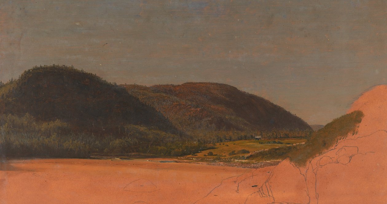 Mt. Çöl Adası, manzara by Frederic Edwin Church