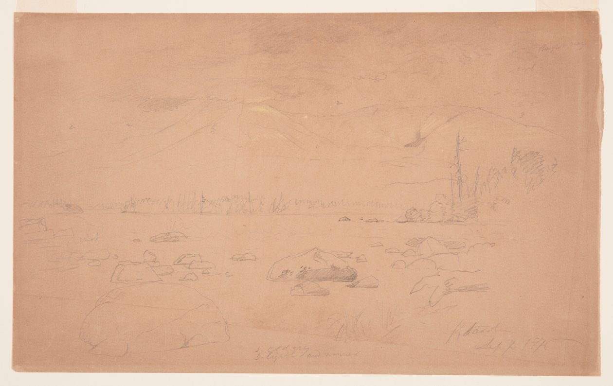 Mt. Katahdin ve Turner by Frederic Edwin Church