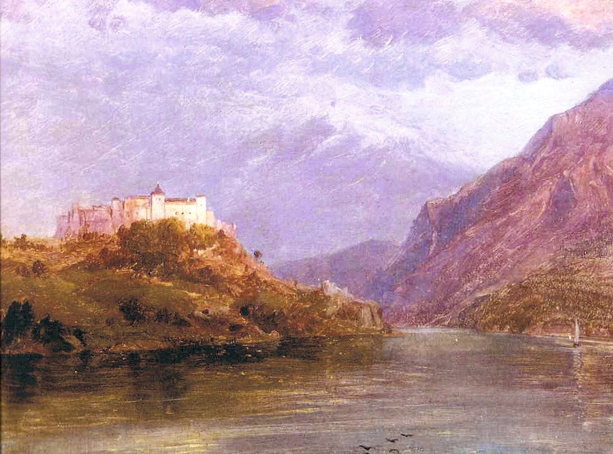 Salzburg Kalesi, 1868-69 by Frederic Edwin Church