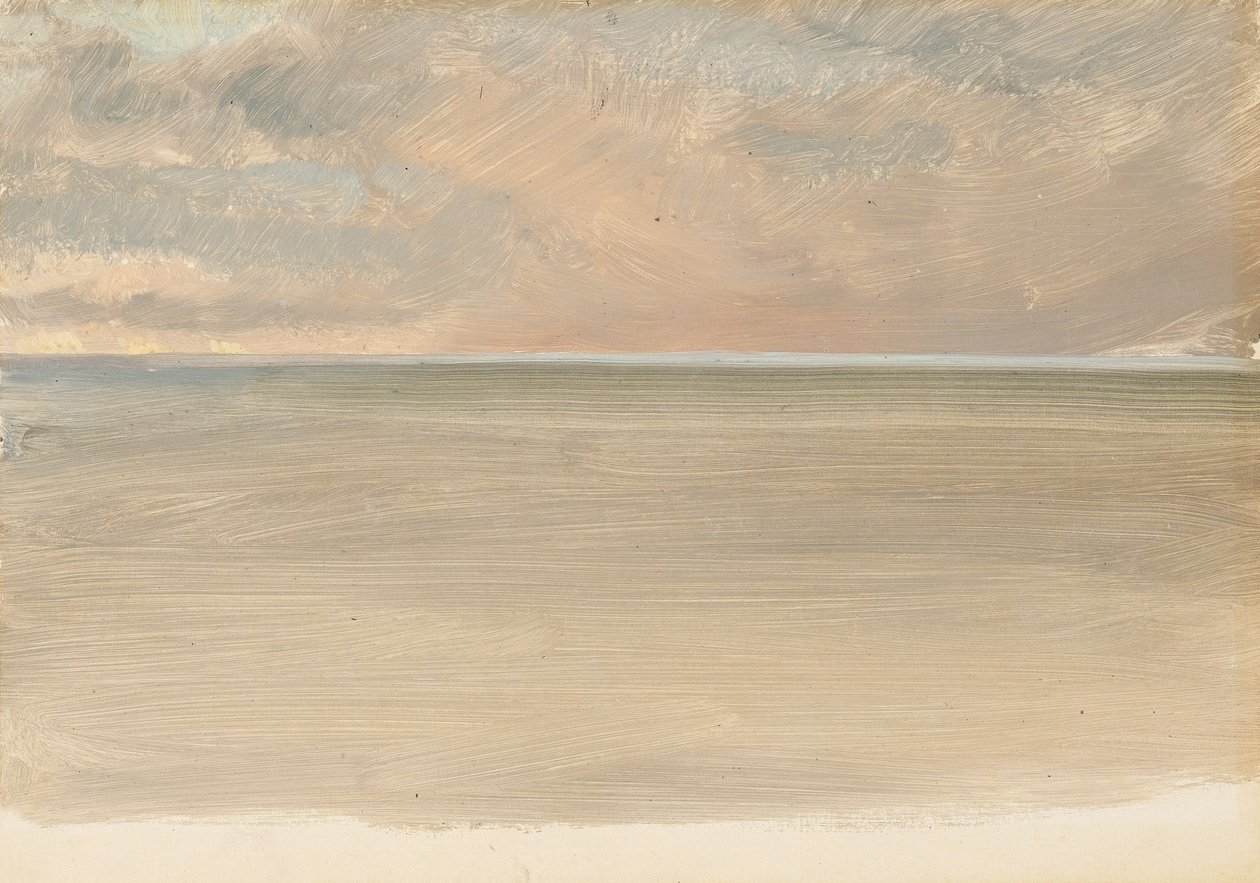 Uzakta Buz Kaplı Deniz Manzarası by Frederic Edwin Church
