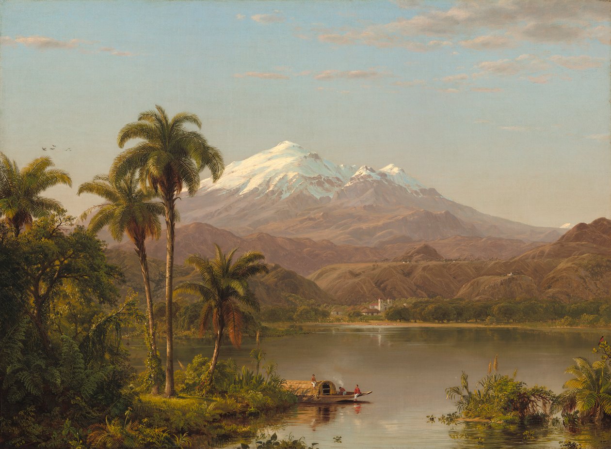 Tamaca Palmiyeleri, 1854 by Frederic Edwin Church