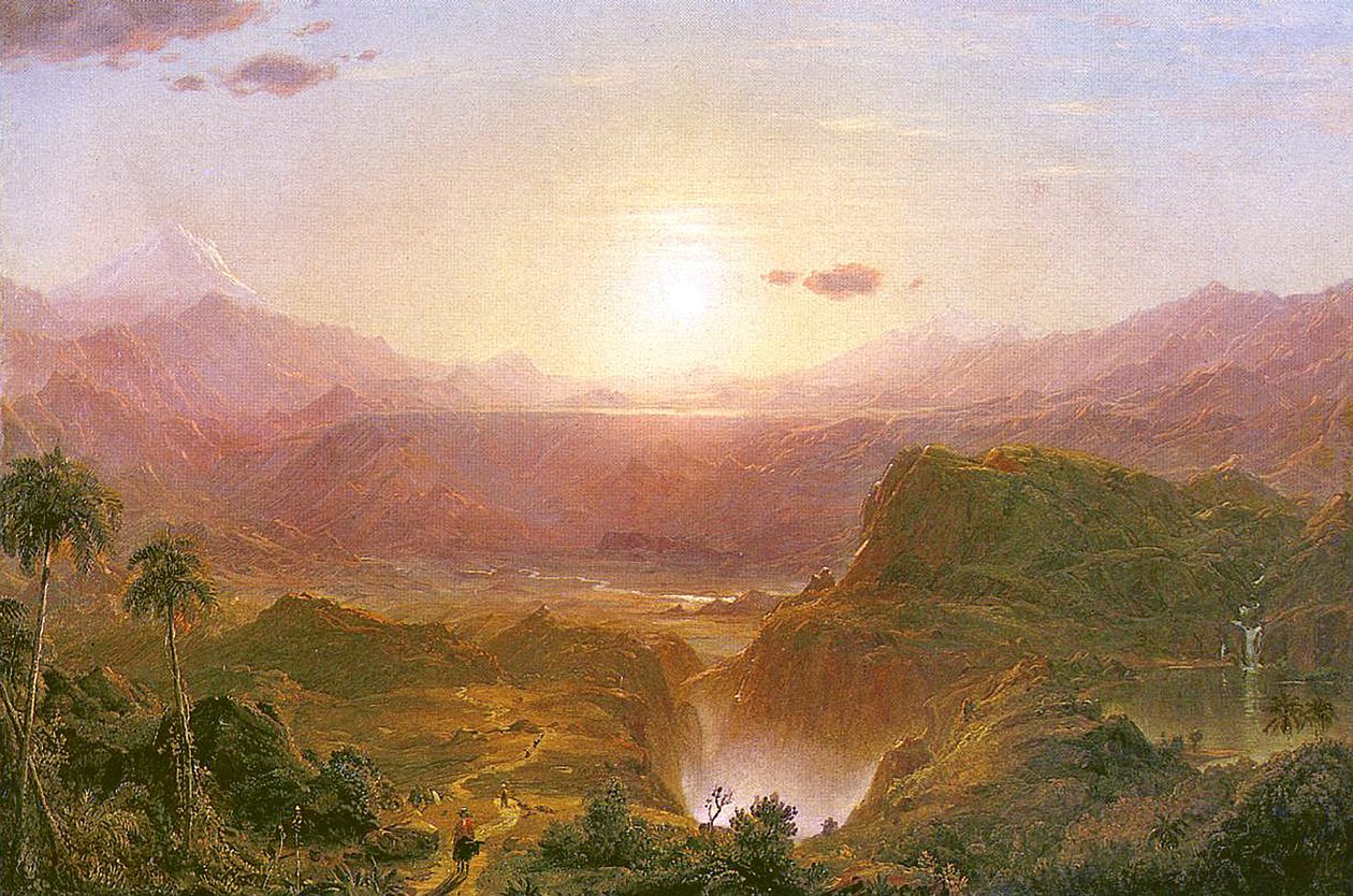 Ekvador And Dağları by Frederic Edwin Church