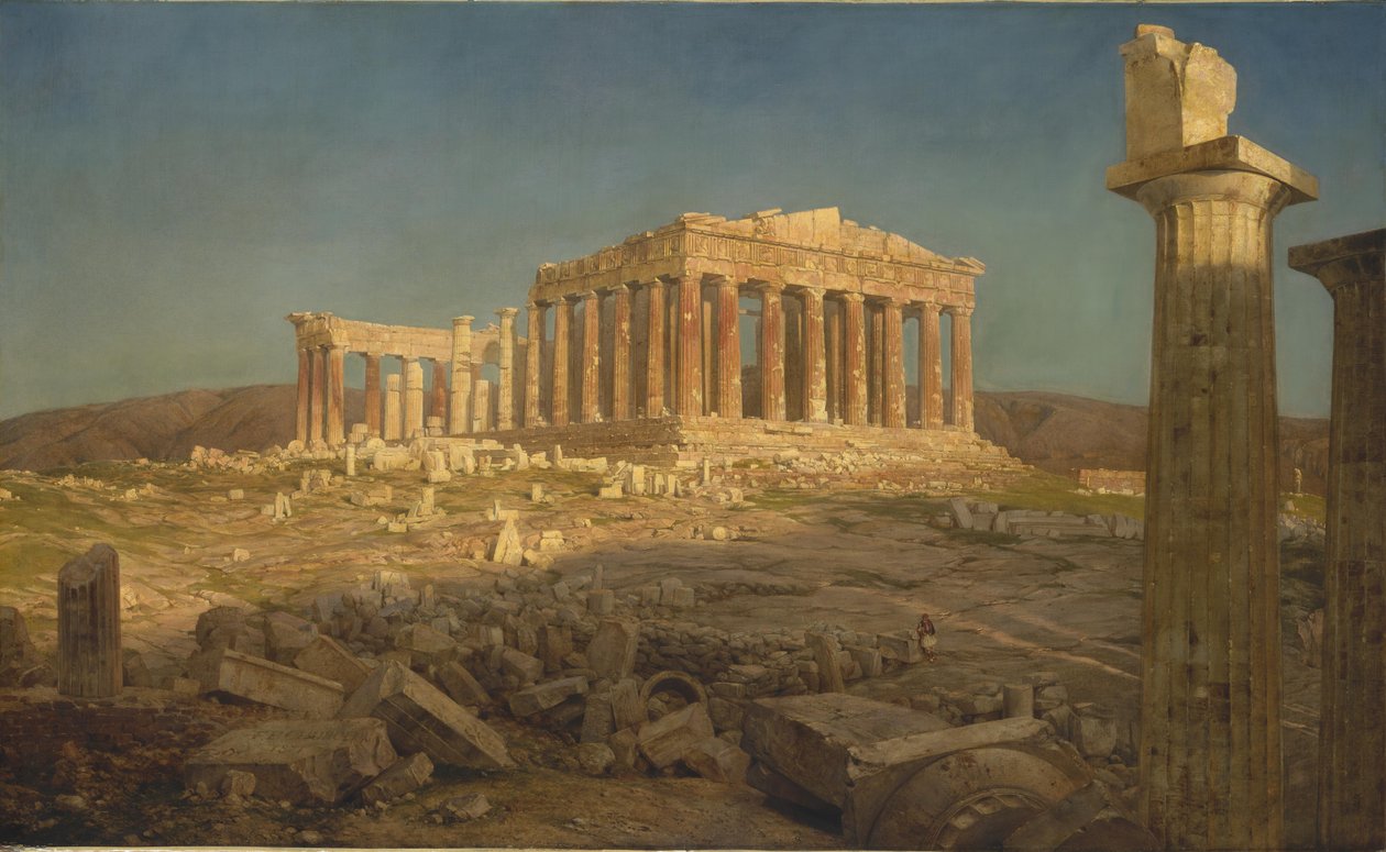 Partenon by Frederic Edwin Church