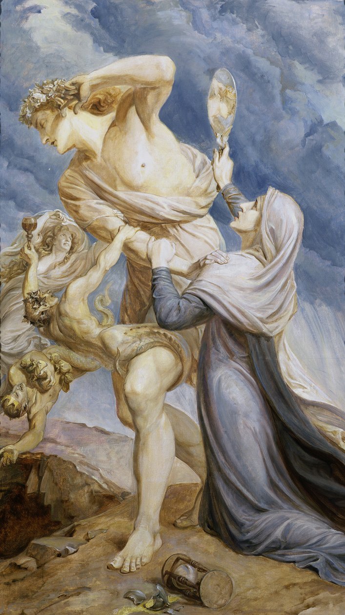 İnsan Vicdan Çağrısını geri püskürtür, 1910 by Frederic James Shields