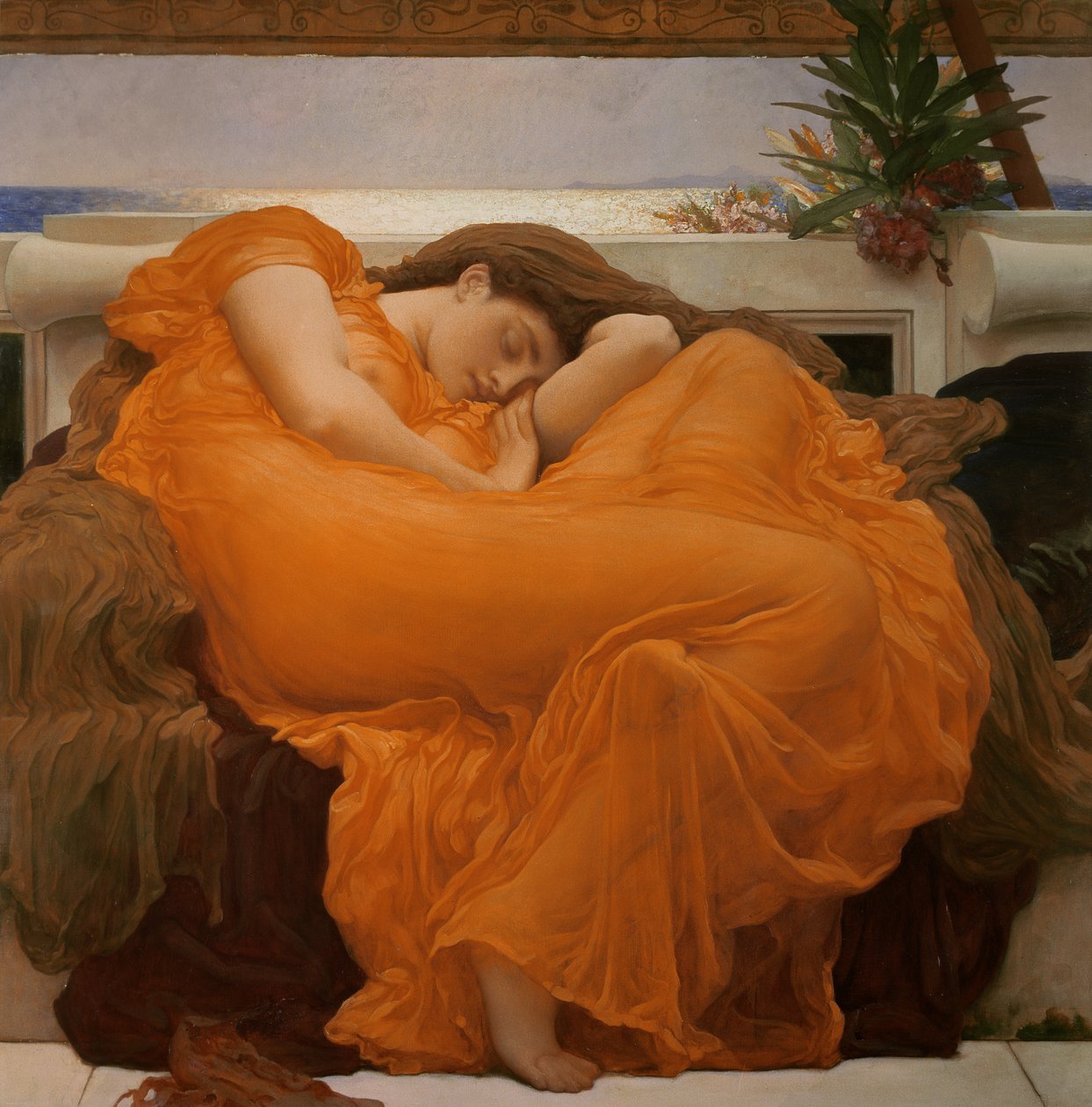 Alevli Haziran, c.1895 by Frederic Leighton