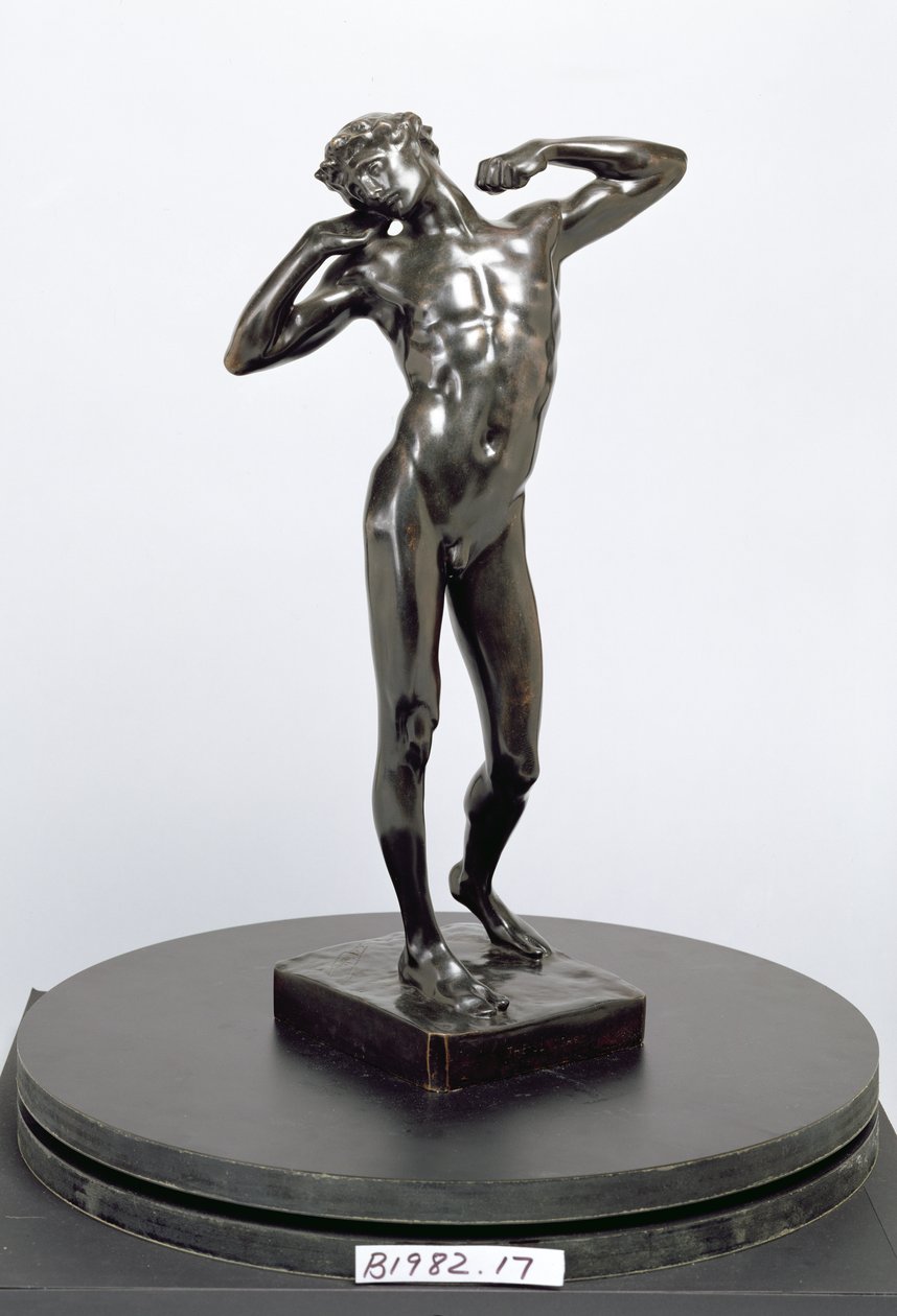 Sluggard, c.1886-90 (bronz) by Frederic Leighton