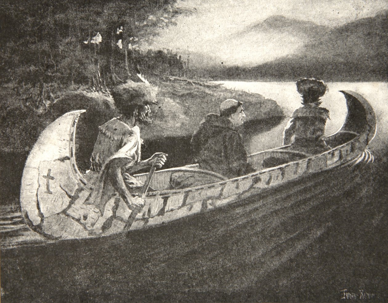 Kara Cüppe şefi geldi... Soluk Yüz, Rehberleri ve arkadaşlarıyla, Henry Wadsworth Longfellow