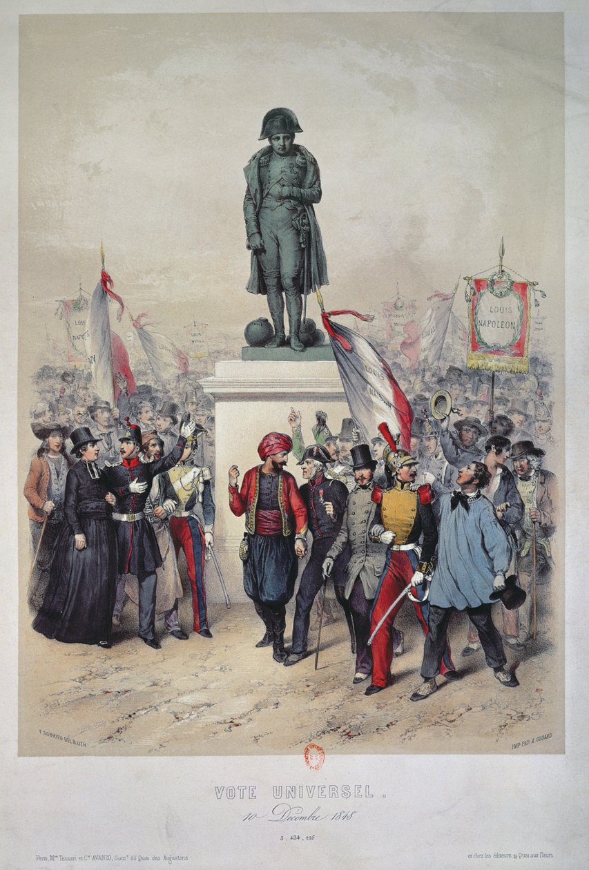 Genel Oy Hakkı, 10 Aralık 1848, Louis Napoleon Bonaparte