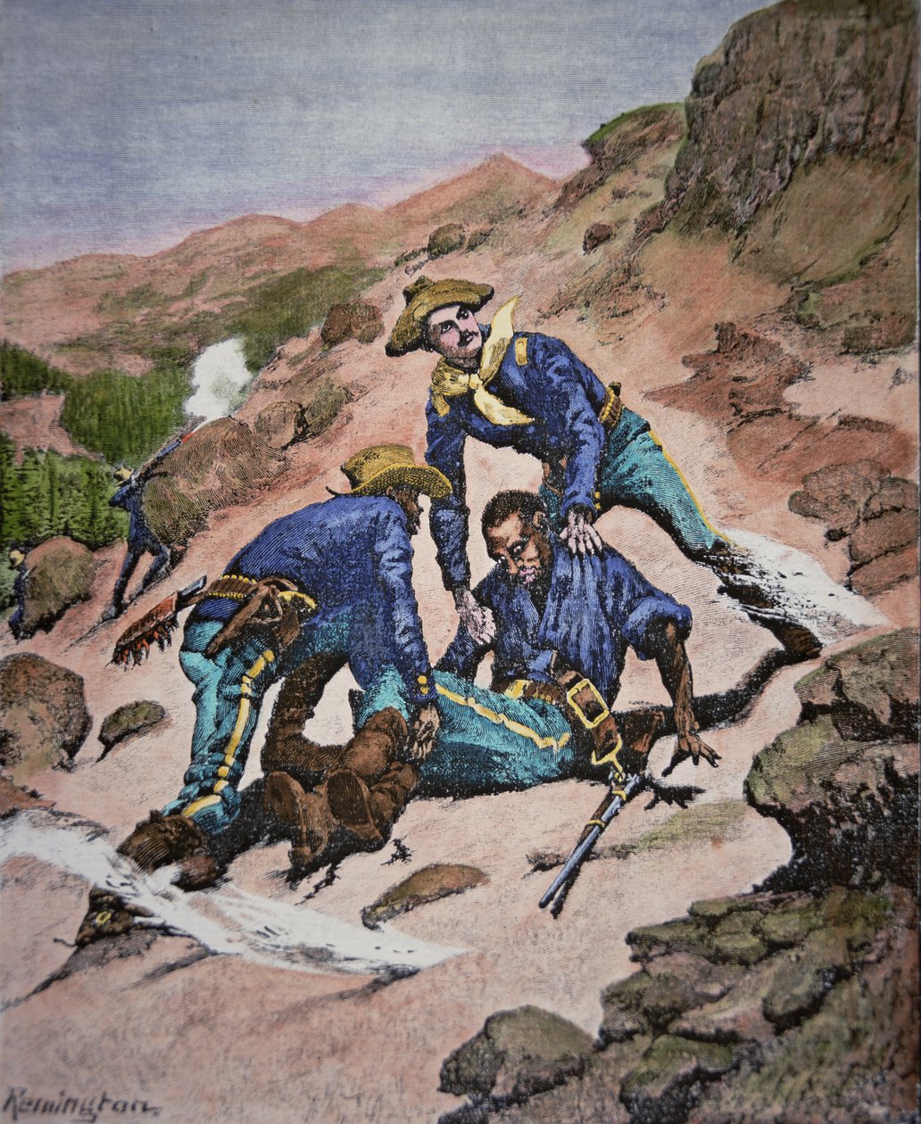 1886 Geronimo kampanyası sırasında Onbaşı Scott