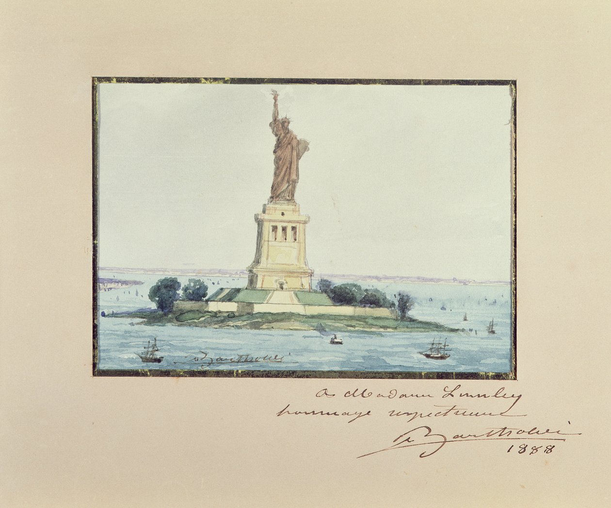Özgürlük Heykeli, Beldoe Adası, New York City, 1888 by Frederic Auguste Bartholdi