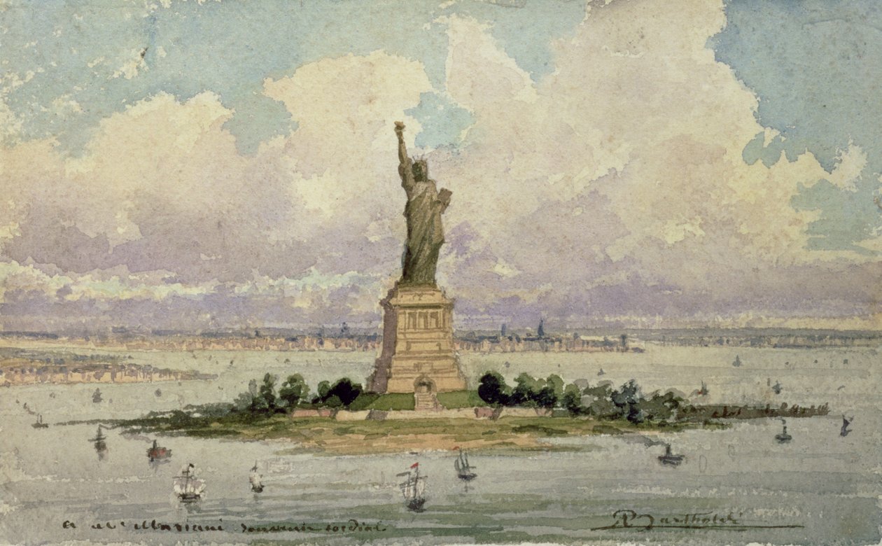Özgürlük Anıtı by Frederic Auguste Bartholdi