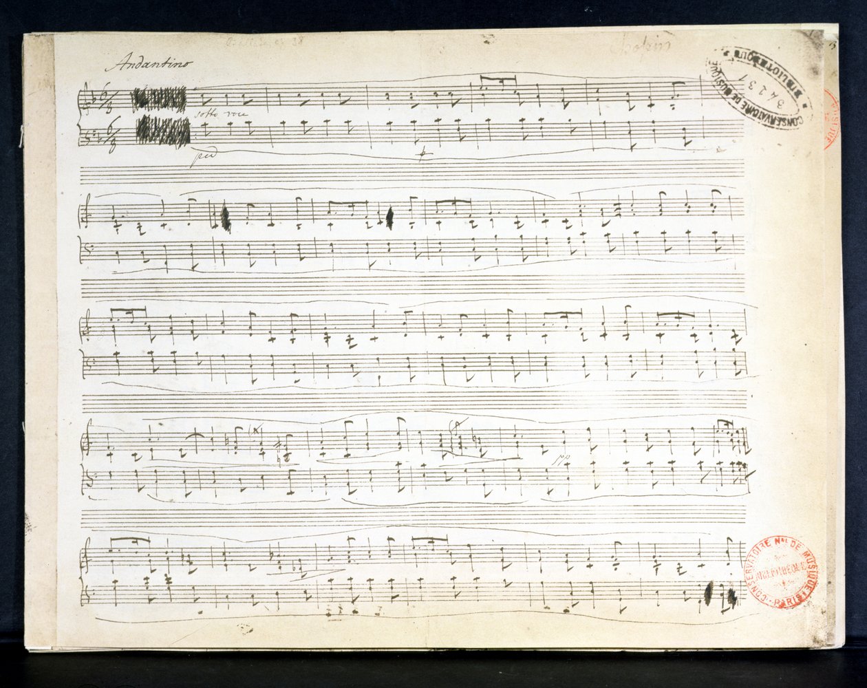 'F'de 2 Numaralı Ballade' skorunun tıpkıbasımı by Frederic Chopin