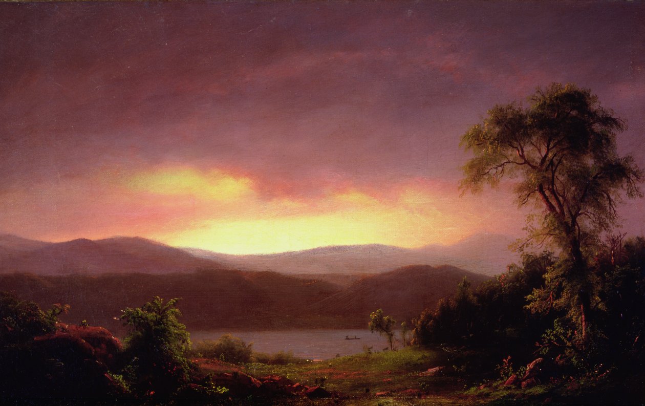 Bir Catskill Manzarası, c.1858-60 by Frederic Edwin Church