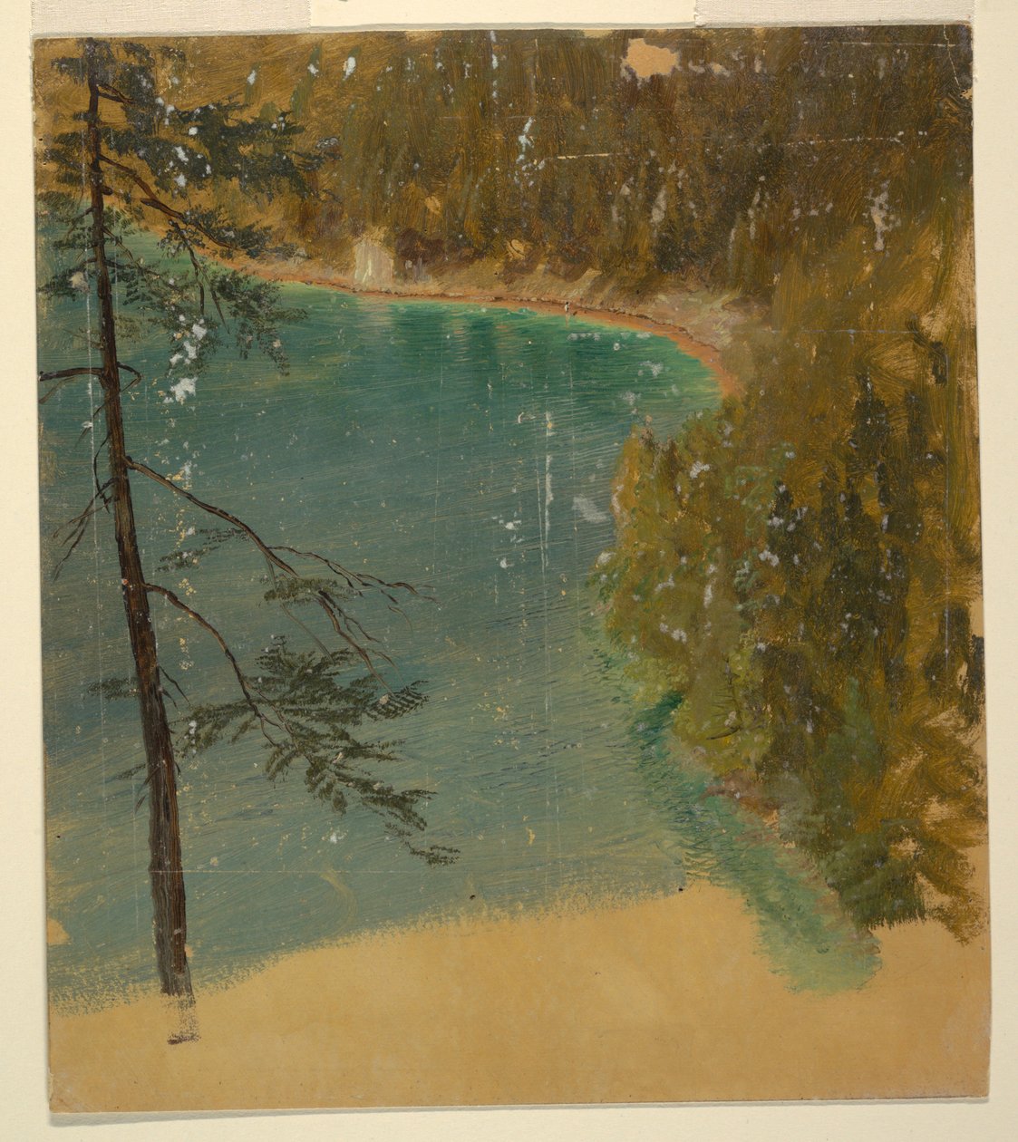 Alp Gölü (Bavyera veya İsviçre) by Frederic Edwin Church