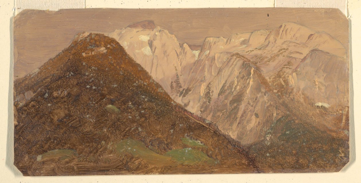 Alp Manzarası (muhtemelen İsviçre) by Frederic Edwin Church