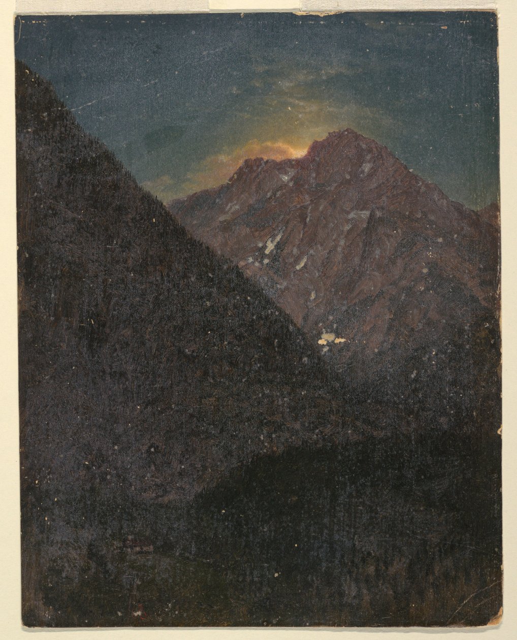 Alp Manzarası (Bavyera veya İsviçre) by Frederic Edwin Church