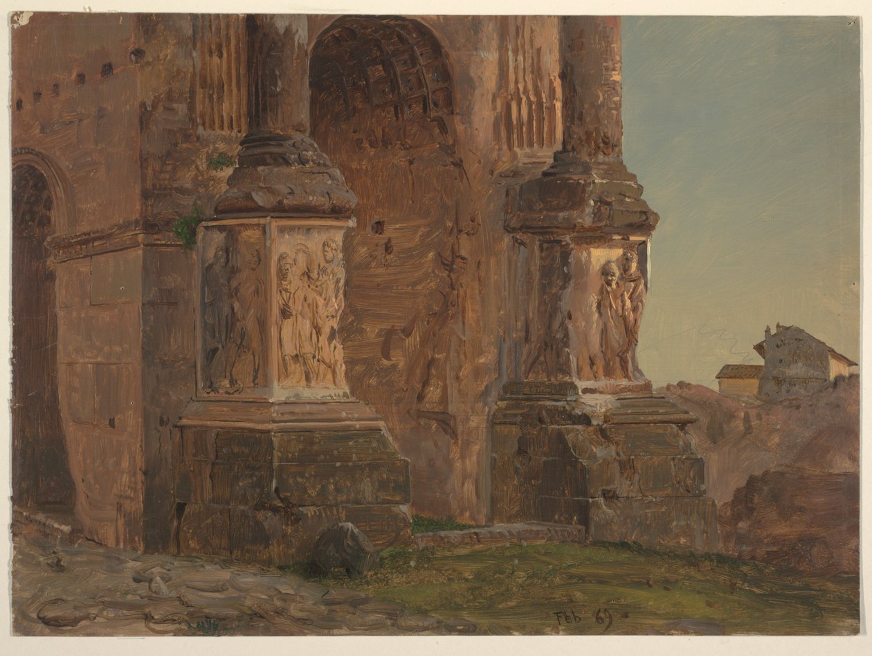 Septimius Severus Kemeri, Roma by Frederic Edwin Church