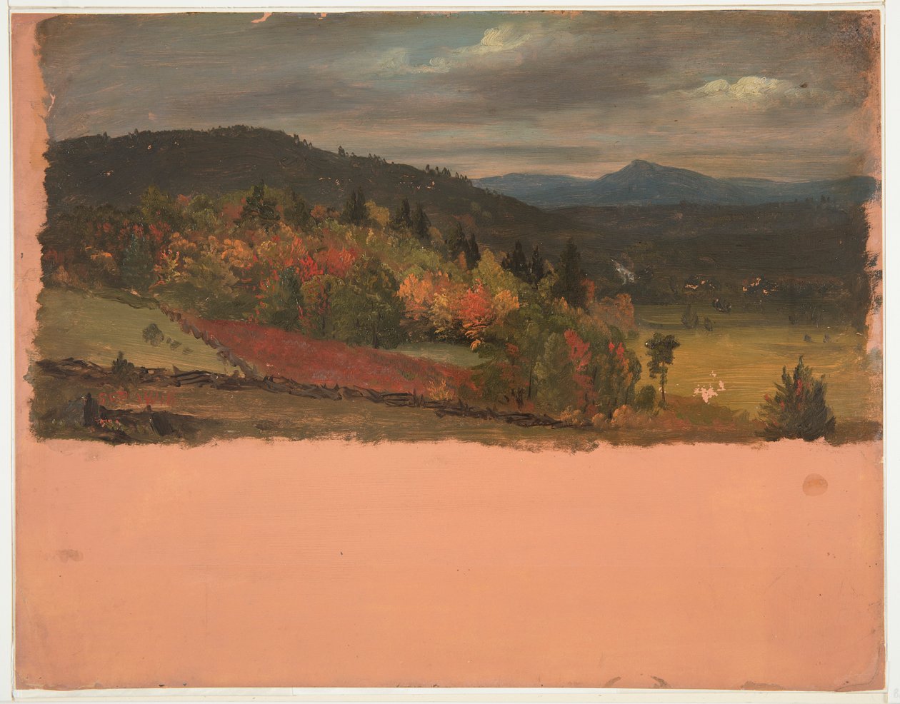 Sonbahar Manzarası by Frederic Edwin Church