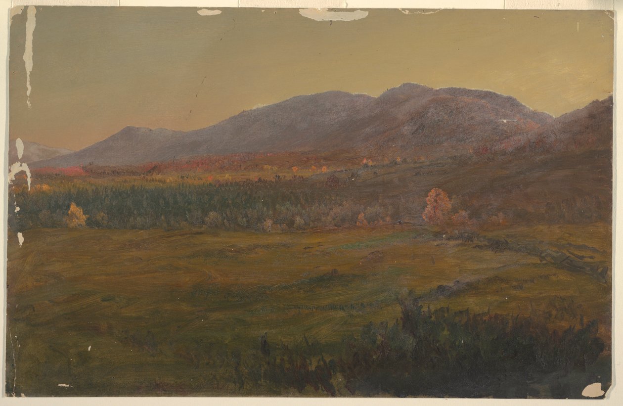 Sonbahar Manzarası, Hudson, New York by Frederic Edwin Church