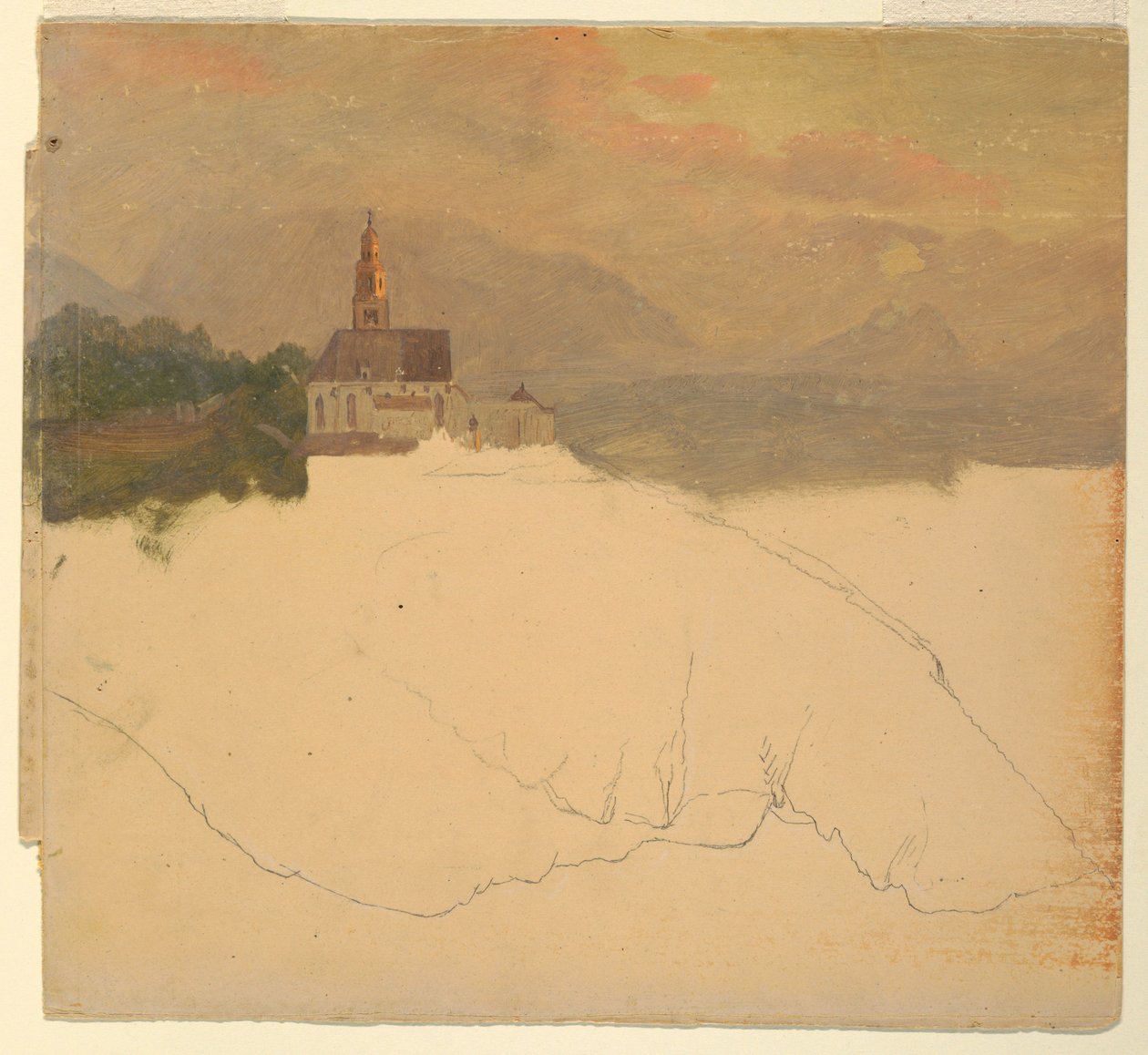 Bavyera Manzarası by Frederic Edwin Church