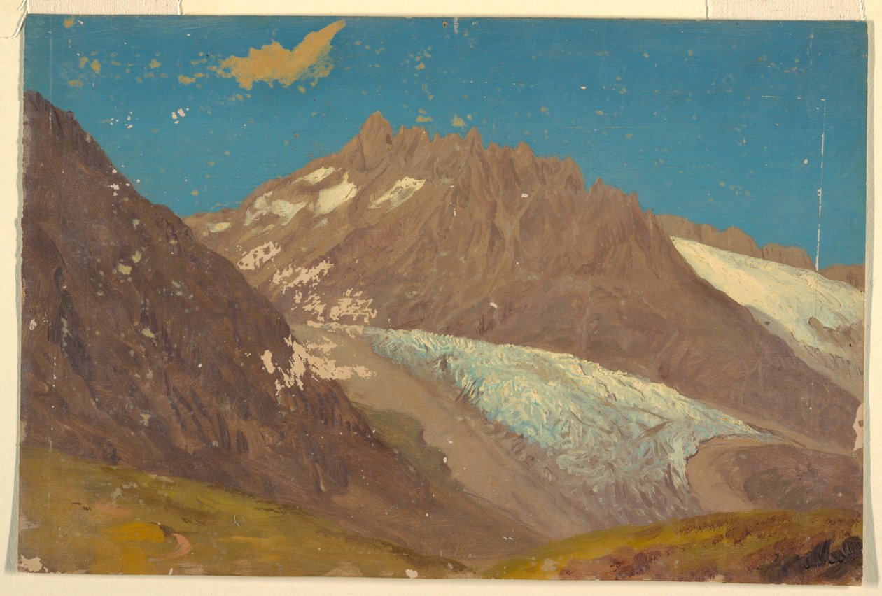 Bavyera veya İsviçre Alpleri by Frederic Edwin Church