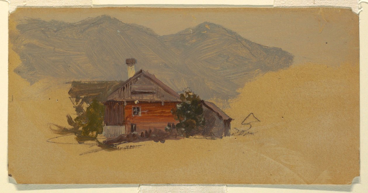 Berchtesgaden, köylü evi by Frederic Edwin Church