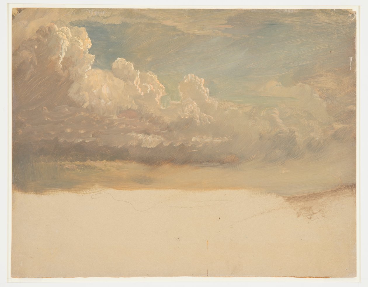 Bulut Çalışması by Frederic Edwin Church