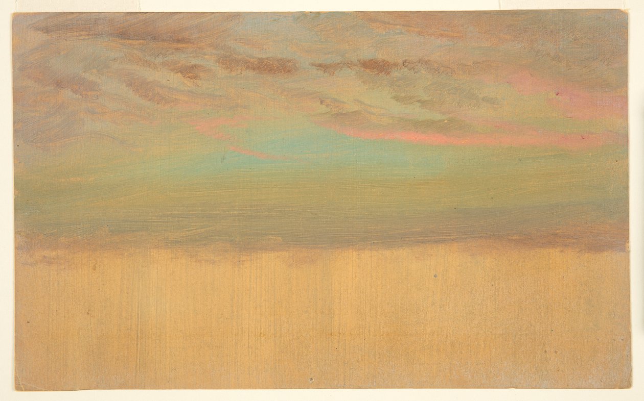 Bulut çalışması by Frederic Edwin Church