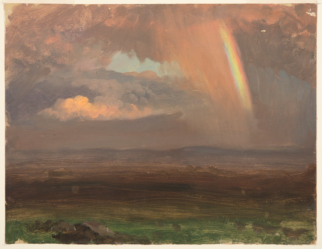 Bulutlar ve Gökkuşağı, Jamaika by Frederic Edwin Church