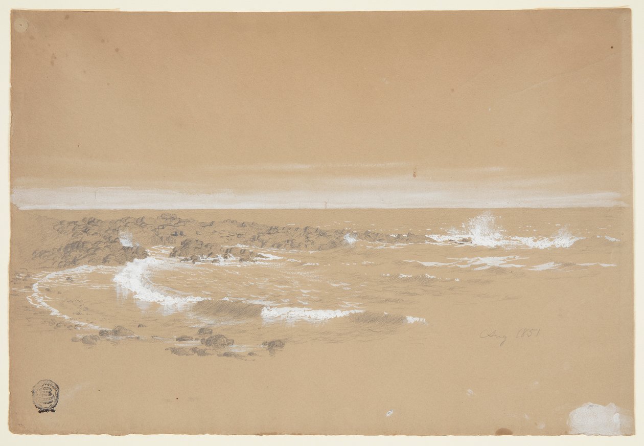 Sahil şeridi, Grand Manan, Kanada by Frederic Edwin Church