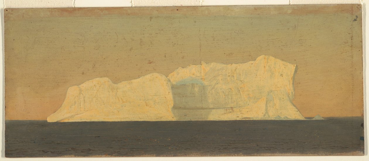 Çizim, Yüzen Buzdağı, Labrador, Haziran veya Temmuz 1859 by Frederic Edwin Church