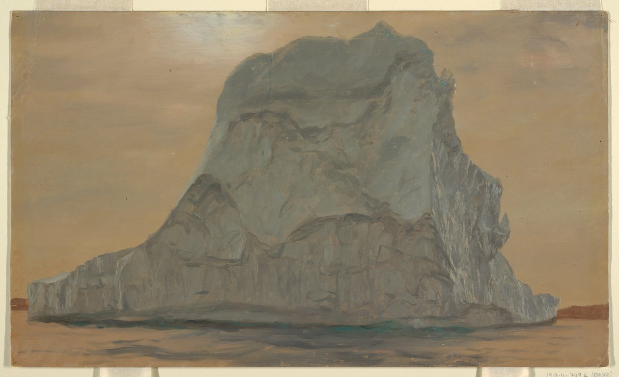 Çizim, Gri Buzdağı, Haziran veya Temmuz 1865 by Frederic Edwin Church