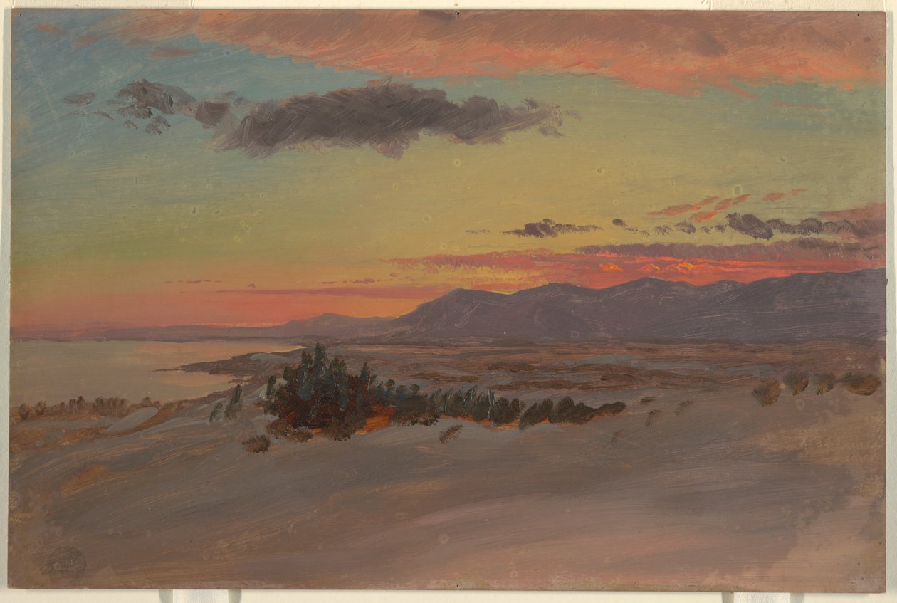 Çizim, Kışın Hudson Vadisi, Olana