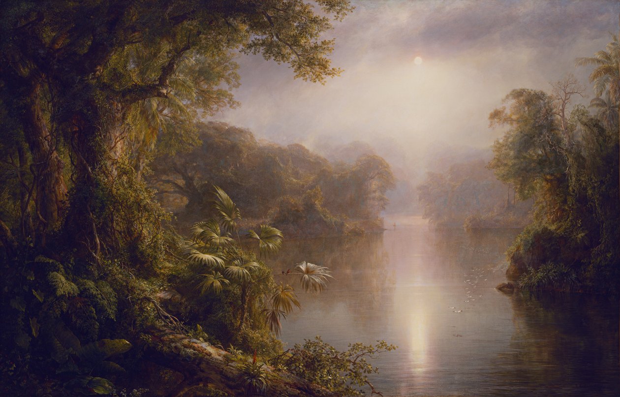 El Rio de Luz (Işık Nehri) by Frederic Edwin Church
