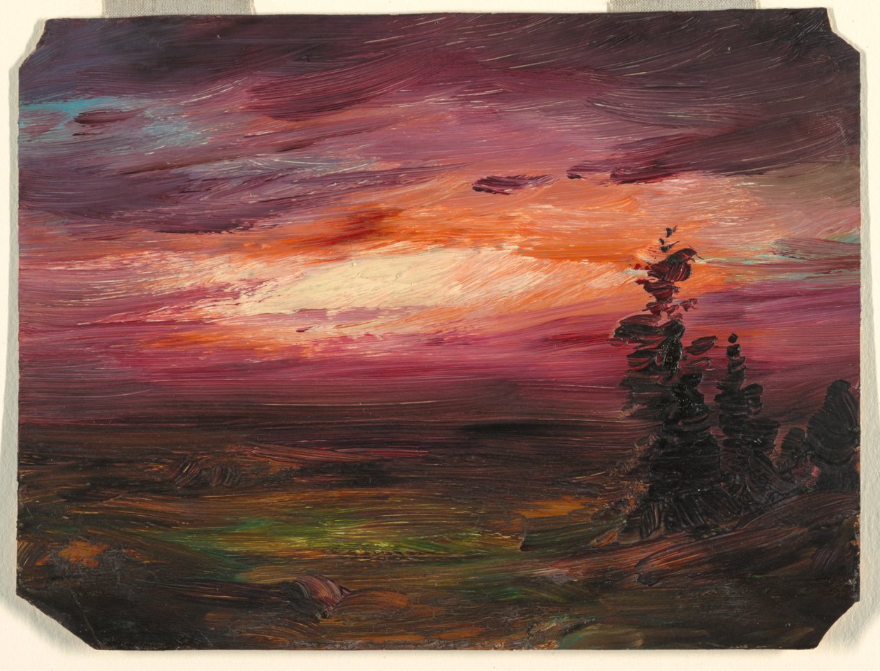akşam alacakaranlık by Frederic Edwin Church