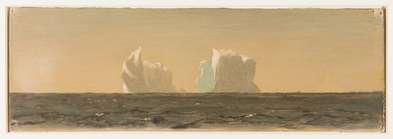 Yüzen Buzdağları by Frederic Edwin Church