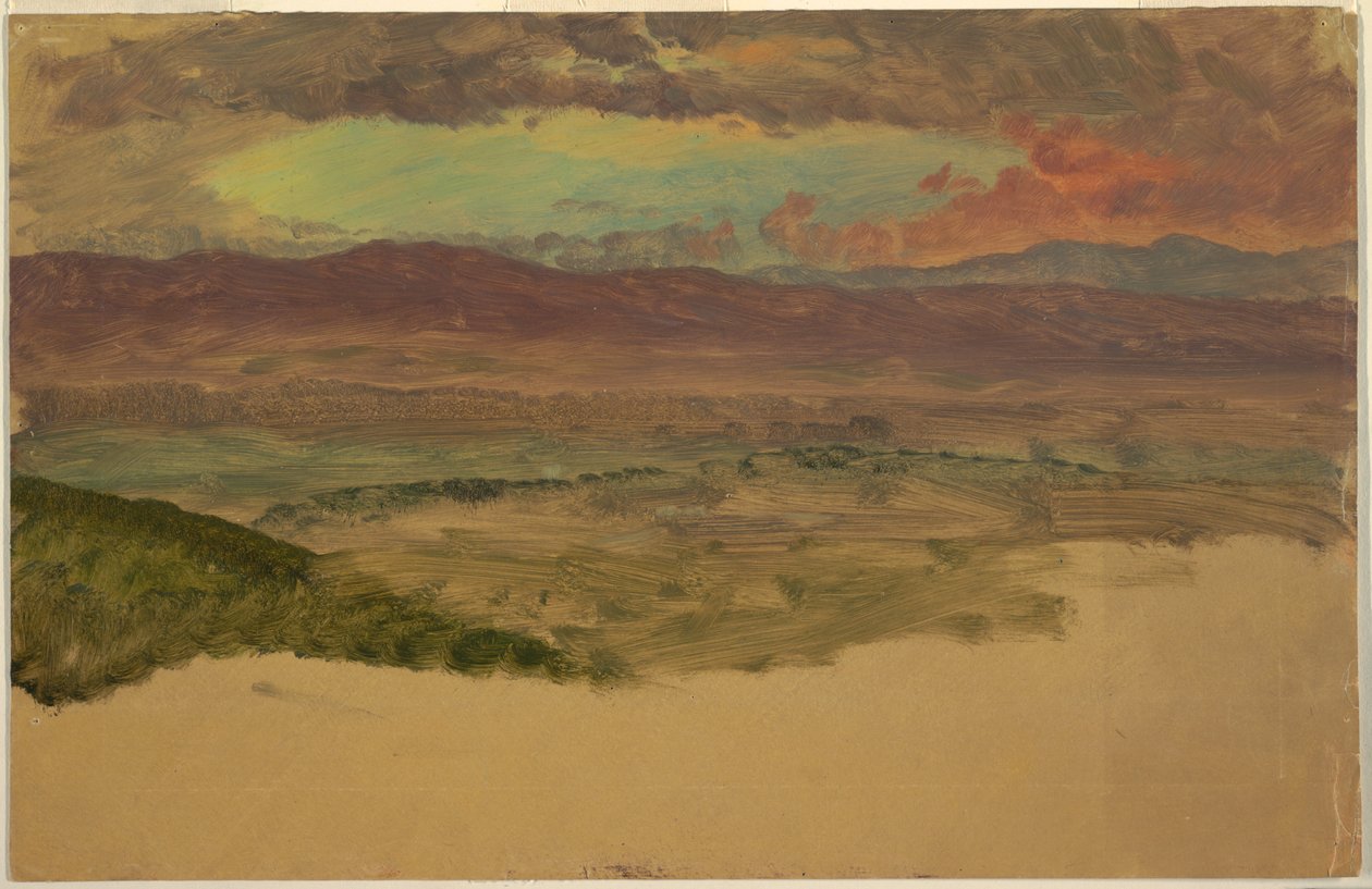 Hudson Vadisi Manzarası by Frederic Edwin Church