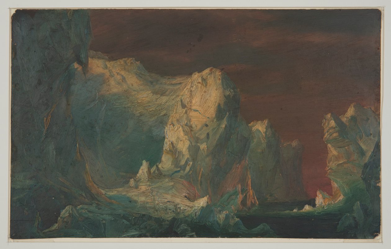 buzdağı fantezi by Frederic Edwin Church